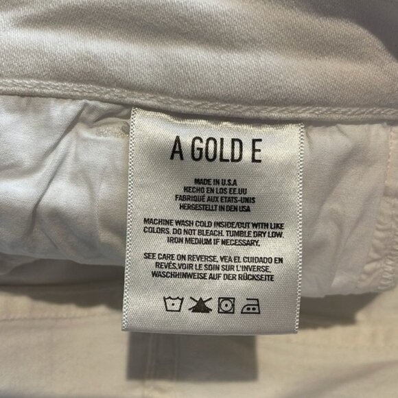 AGOLDE Sophie Crop White Distresses Size 27 - Picture 9 of 10